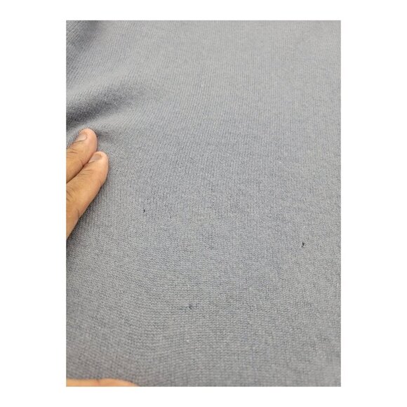 Quince Sweater Men L Blue Cashmere Preppy Career Holiday Minimalist Oversized - Picture 3 of 9